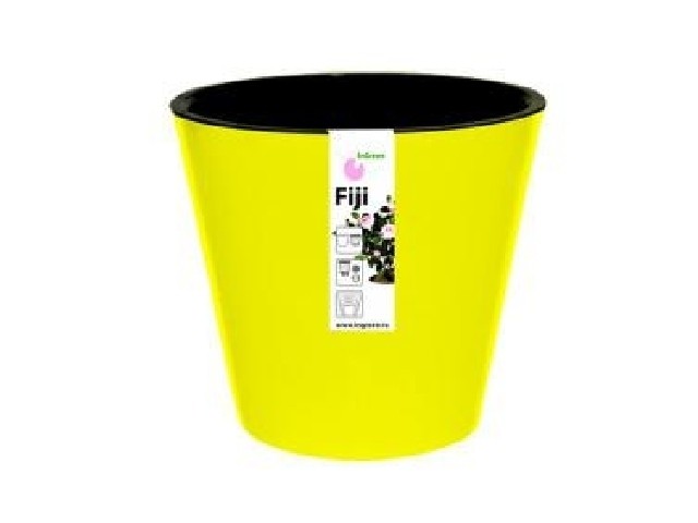 Горшок для цветов Фиджи д.330 мм 16 л на колесах  Желтый  1557/4